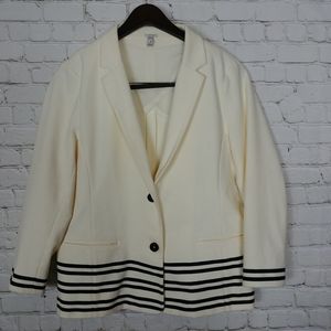 J. Crew Nautical Maritime Blazer/ Jacket  Size XL
